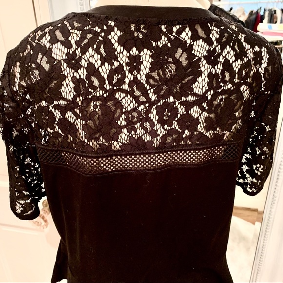Rebecca Taylor lace sleeves, bodice, peplum waist - Picture 4 of 8